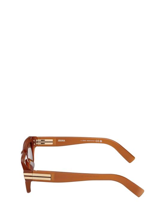 26FW 에르메네질도제냐 선글라스 EZ0282 45E SHINY LIGHT BROWN - ERMENEGILDO ZEGNA