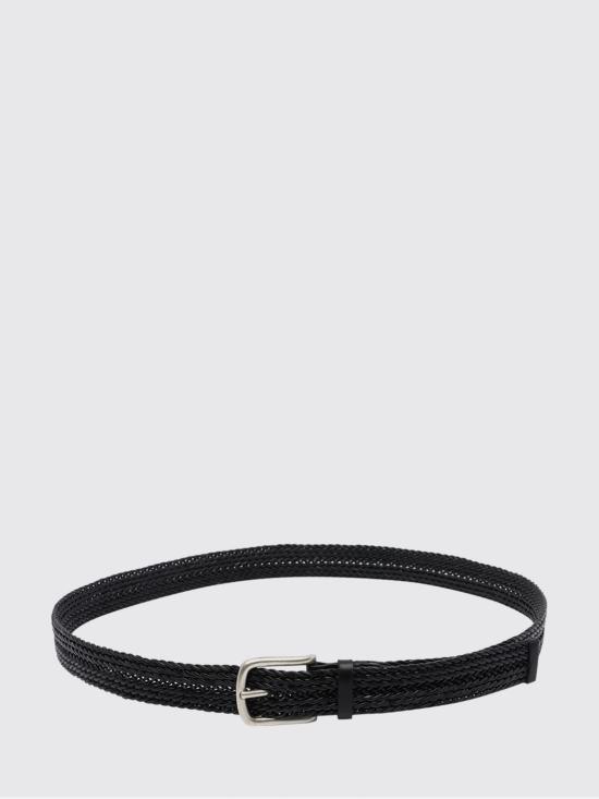 26SS 오르치아니 가죽 벨트 U08166PLG NERO Black