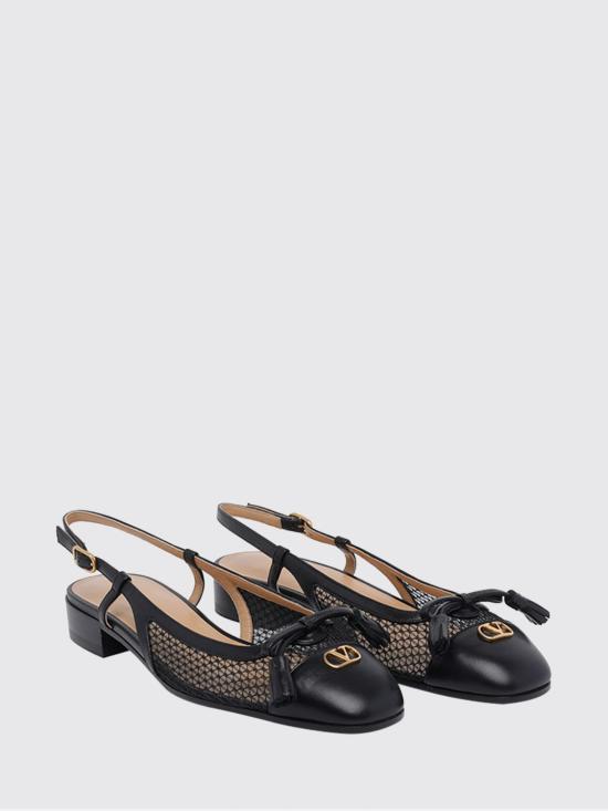 26SS 발렌티노 가라바니 플랫 슈즈 S0MH0PDY 0NO Black - VALENTINO GARAVANI