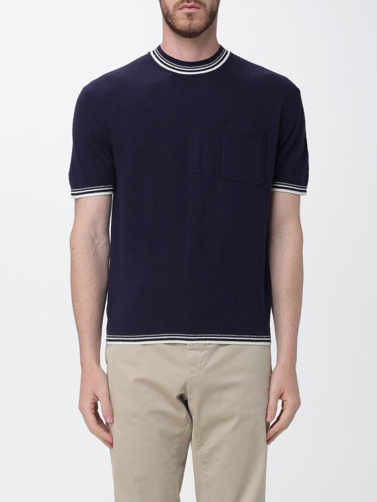 26SS Paolo Pecora 반팔 티셔츠 A023F600 0001 Blue 1
