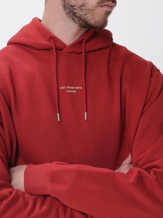 26SS 드롤드무슈 후드 티셔츠 PERMHO161CO127 DRD Red - DROLE DE MONSIEUR