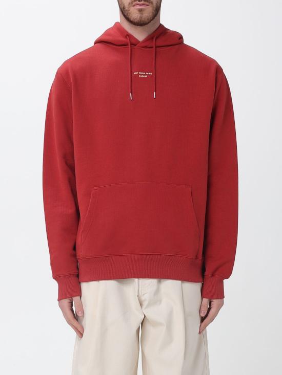 26SS 드롤드무슈 후드 티셔츠 PERMHO161CO127 DRD Red