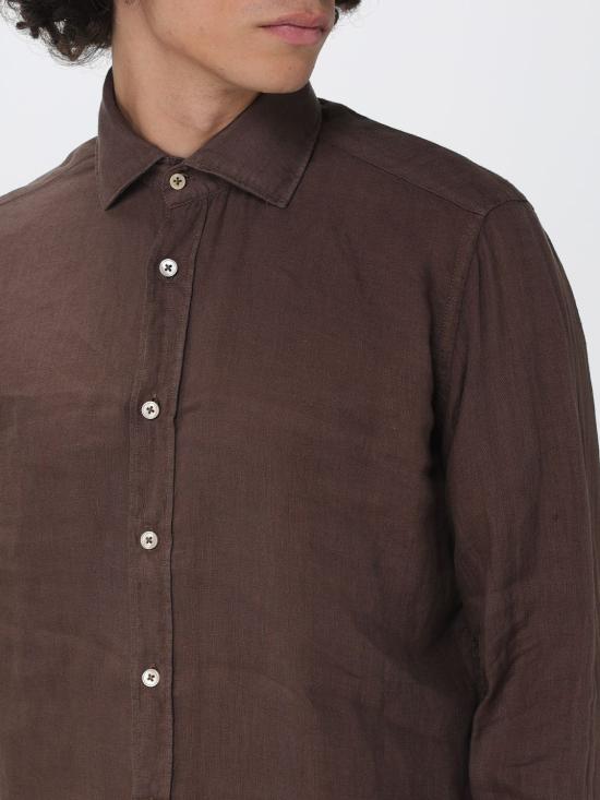 26SS 틴토리아 매테이 954 긴팔 셔츠 J66TNP UR6 Brown - TINTORIA MATTEI 954