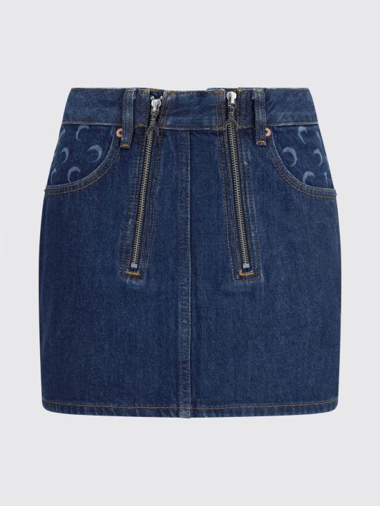 26SS 마린세르 데님 스커트 WSK135ARDEN0002 BL80 Blue - MARINE SERRE