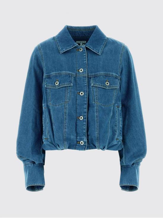 26SS 로에베 벌룬 데님 자켓 S540Y1CX06 LIGHTBLUE Gnawed Blue - LOEWE