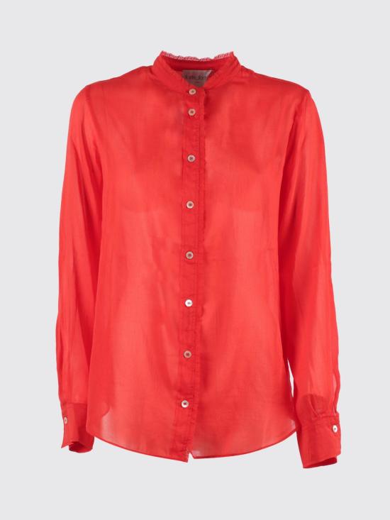26SS 포르테포르테 블라우스 14909BISMYSHIRT 2525 Red - FORTE FORTE