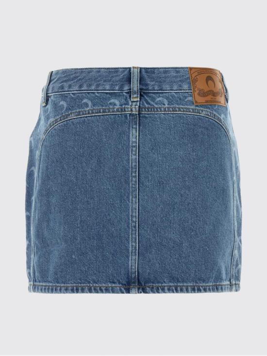 26SS 마린세르 데님 스커트 WSK135ACDEN0002 BL05 Gnawed Blue - MARINE SERRE