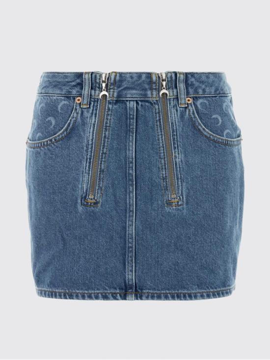 26SS 마린세르 데님 스커트 WSK135ACDEN0002 BL05 Gnawed Blue - MARINE SERRE