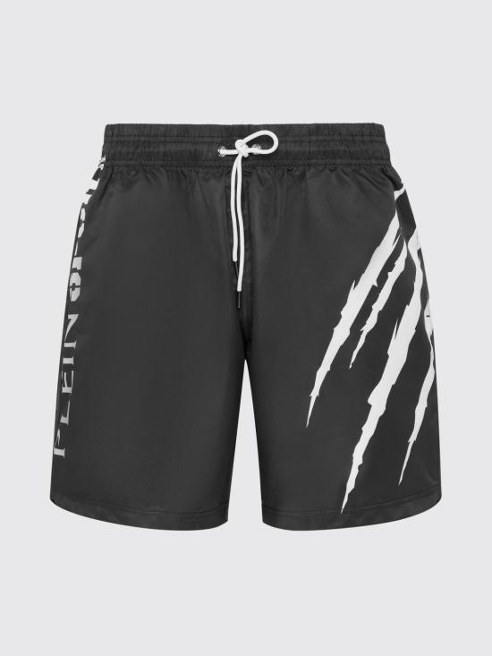 26SS 플레인스포츠 숏팬츠 UAECMMT0404SXV005N 02 Black - PLEIN SPORT