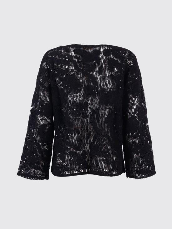 26SS 캉그라 긴팔 티셔츠 S6A393001 S6A00013 Black - KANGRA