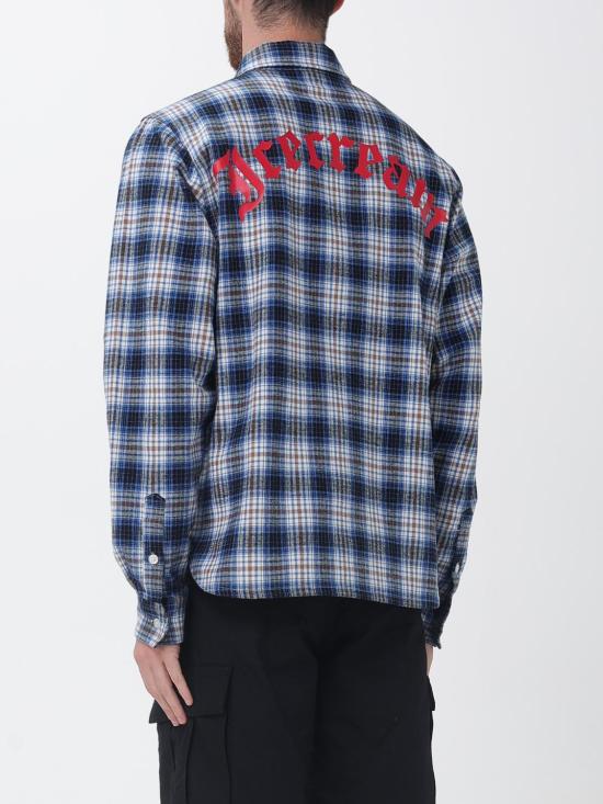 26SS 아이스크림 긴팔 셔츠 IC25413 BLUECHECK Blue - ICECREAM