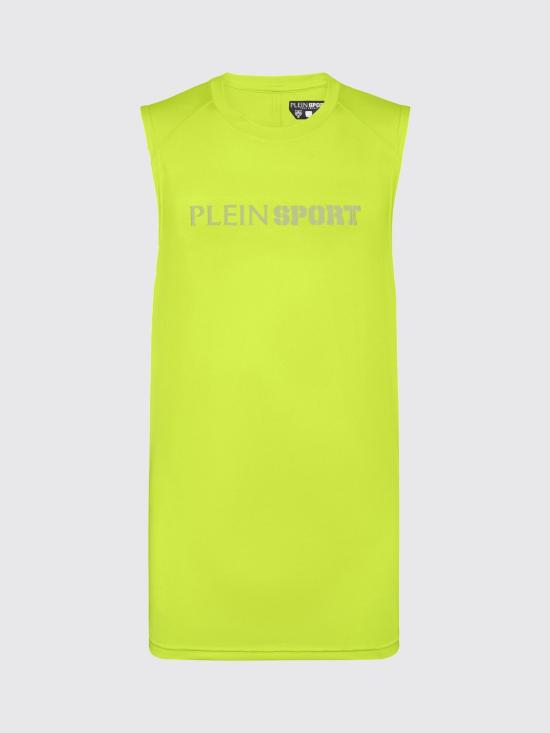 26SS 플레인스포츠 민소매 티셔츠 SAECMTK7986STE003N 29 Yellow - PLEIN SPORT