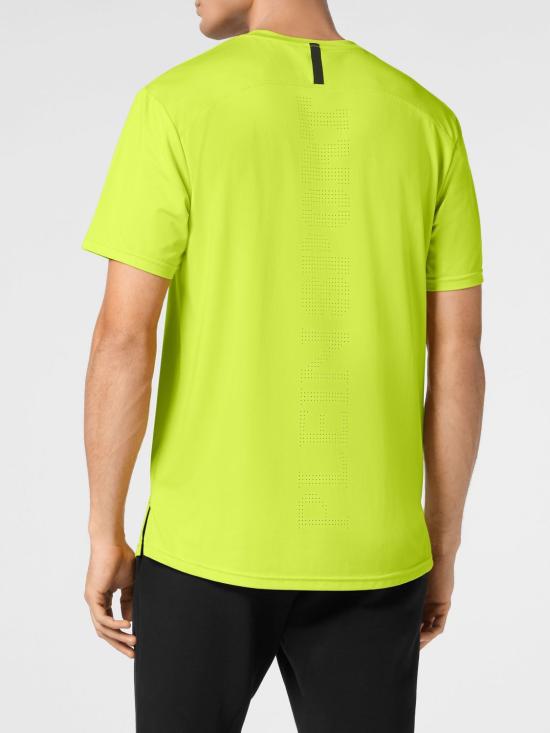 26SS 플레인스포츠 반팔 티셔츠 SAECMTK8033STE003N 29 Yellow - PLEIN SPORT