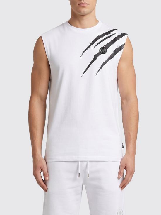 26SS 플레인스포츠 민소매 티셔츠 UAECMTK8580SJY001N 01 White