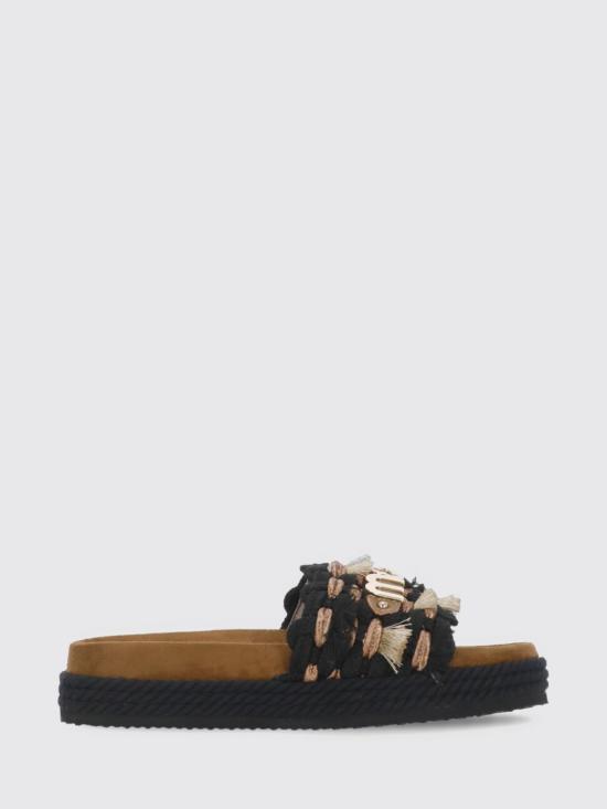 26SS 모우 뮬/슬리퍼 MUSW451008K BLA Black