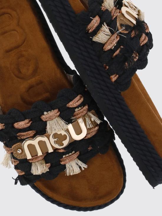 26SS 모우 뮬/슬리퍼 MUSW451008K BLA Black - MOU