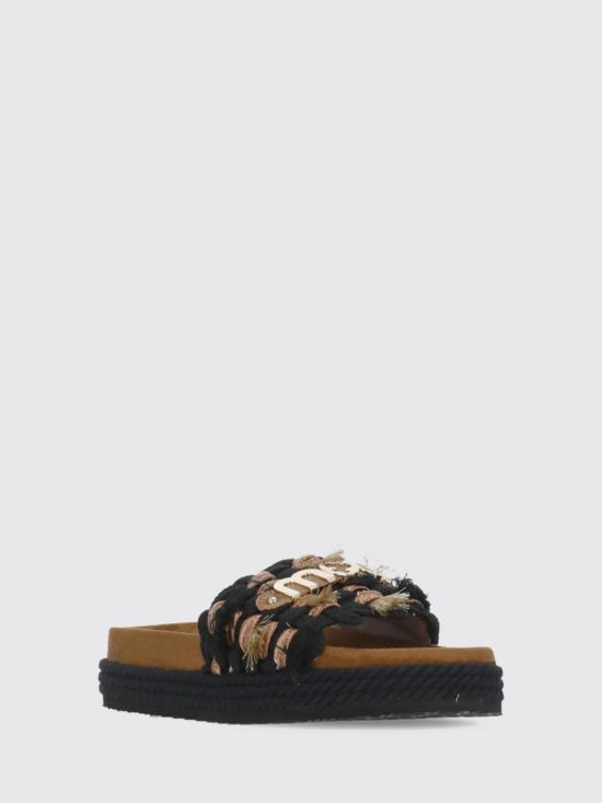 26SS 모우 뮬/슬리퍼 MUSW451008K BLA Black - MOU