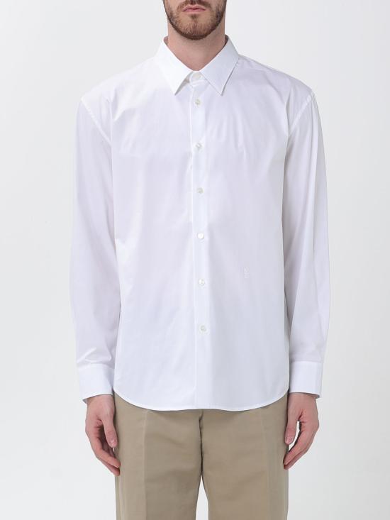 26SS 생로랑 긴팔 셔츠 859779Y2N48 9000 White