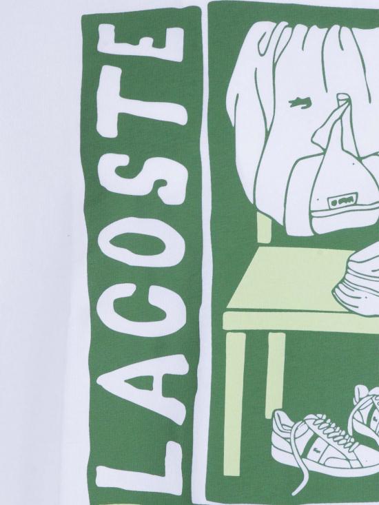26SS 라코스테 반팔 티셔츠 TH1773 001 White - LACOSTE