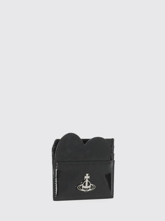26SS 비비안웨스트우드 하트 카드 홀더 5403000AWL001N N401 Black - VIVIENNE WESTWOOD