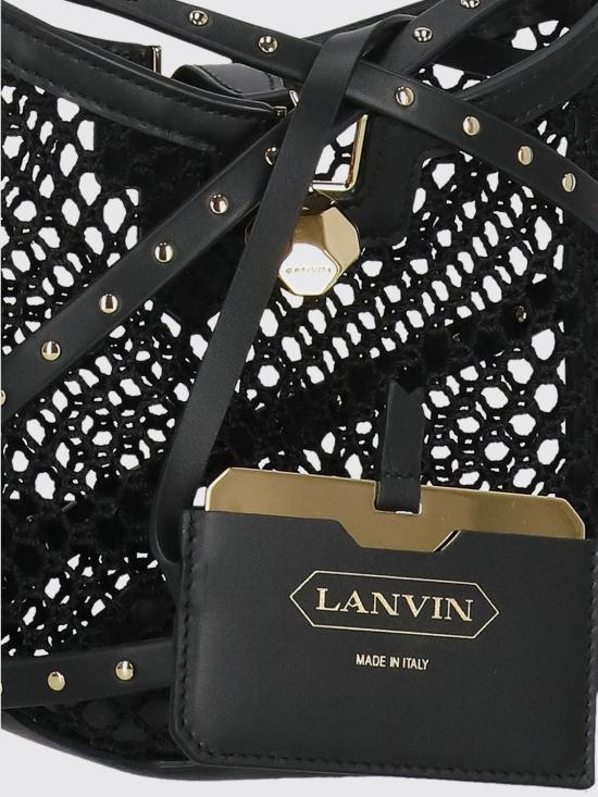 26SS 랑방 크로스백 LWBGLQPMRECAP2600 10 Black - LANVIN