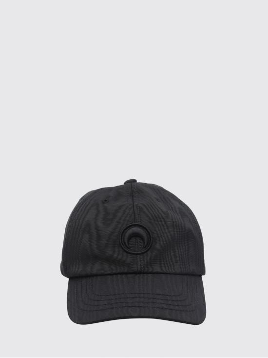 26SS 마린세르 문 로고 자수 볼캡 UHG001ACWOV0030 BK92 Black - MARINE SERRE