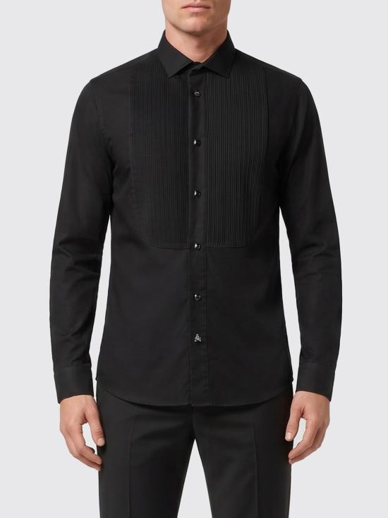 26SS 필립 플레인 긴팔 셔츠 FABCMRP1756PTE003N 02 Black