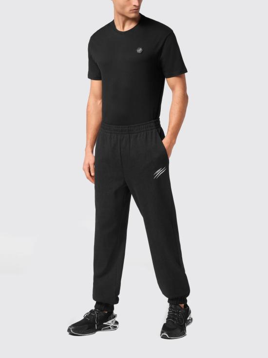 26SS 플레인스포츠 스트레이트 팬츠 PAECMJT2483STE003N 02 Black - PLEIN SPORT