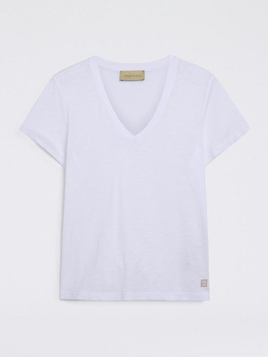 26SS 모모니 반팔 티셔츠 261MMOTS00926156MO 0010 White - MOMONI