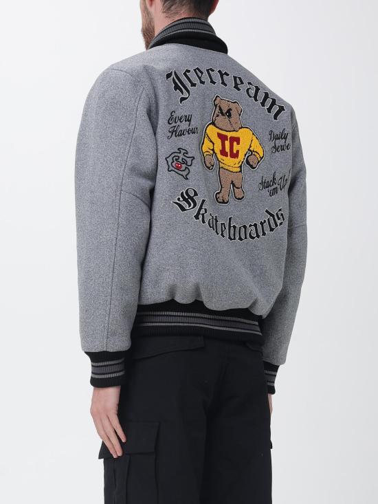 26SS 아이스크림 봄버 자켓 IC25402 Grey - ICECREAM