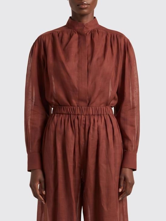 26SS 안다마네 블라우스 TM190956ATNC108 383 Burgundy