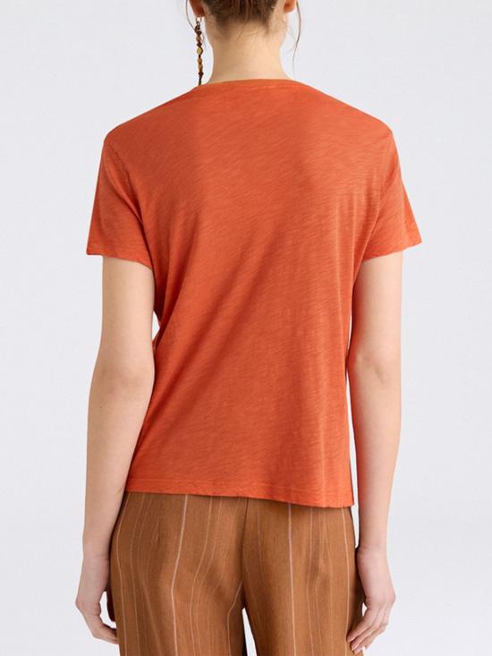 26SS 모모니 반팔 티셔츠 261MMOTS00626156MO 0610 Brick Red - MOMONI