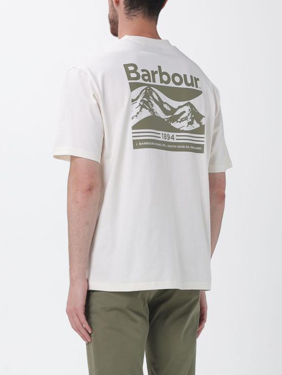 26SS 바버 반팔 티셔츠 MTS1611 WH32 White - BARBOUR