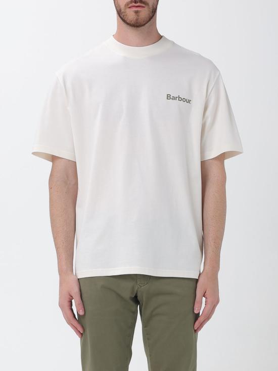 26SS 바버 반팔 티셔츠 MTS1611 WH32 White