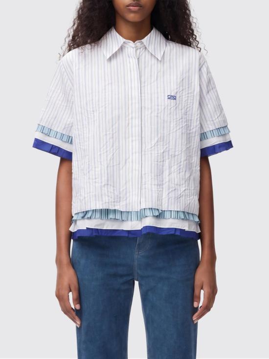 26SS 로에베 셔츠 S540Y05XCW WHITEMULTICOLO