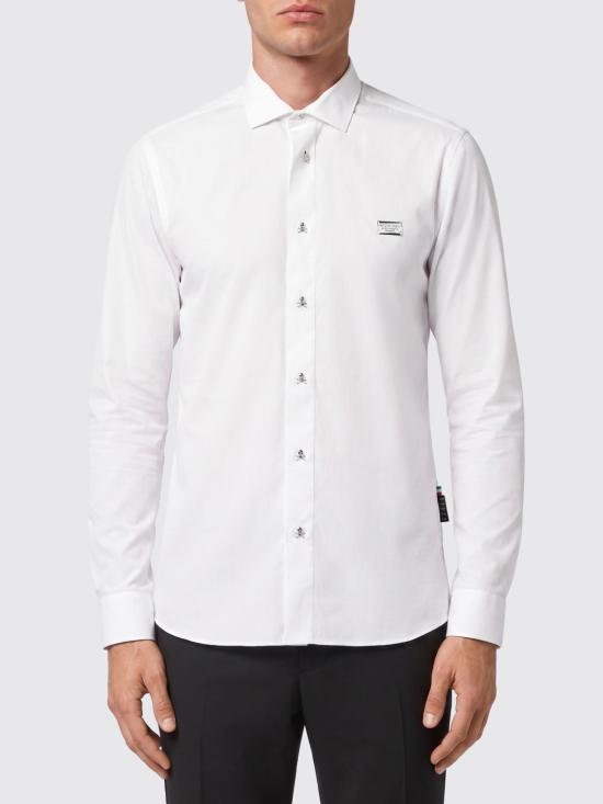26SS 필립 플레인 긴팔 셔츠 FABCMRP1758PTE003N 01 White