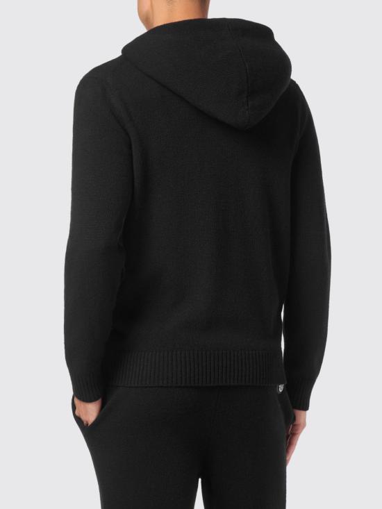 26SS 빌리어네어 후드 티셔츠 OADCMKB0154BTE025N 02 Black - BILLIONAIRE