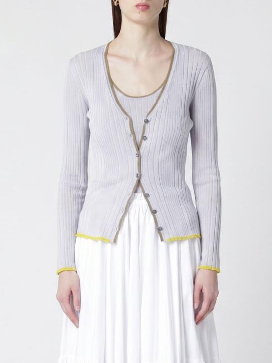26SS 로베르토 콜리나 가디건 261FXA28010 33 Lilac