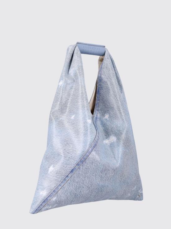 26SS MM6 메종마르지엘라 JAPANESE 재패니즈 스몰 토트백 S54WD0043P9060 T6002 Blue - MM6 MAISON MARGIELA