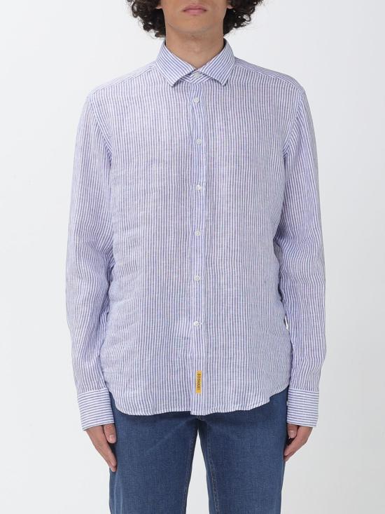 26SS B.D.배기스 긴팔 셔츠 B010B16020 04 Blue