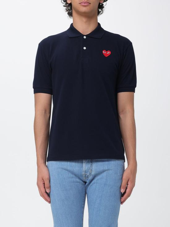 26SS 꼼데가르송 폴로 티셔츠 AXT006 2 Blue