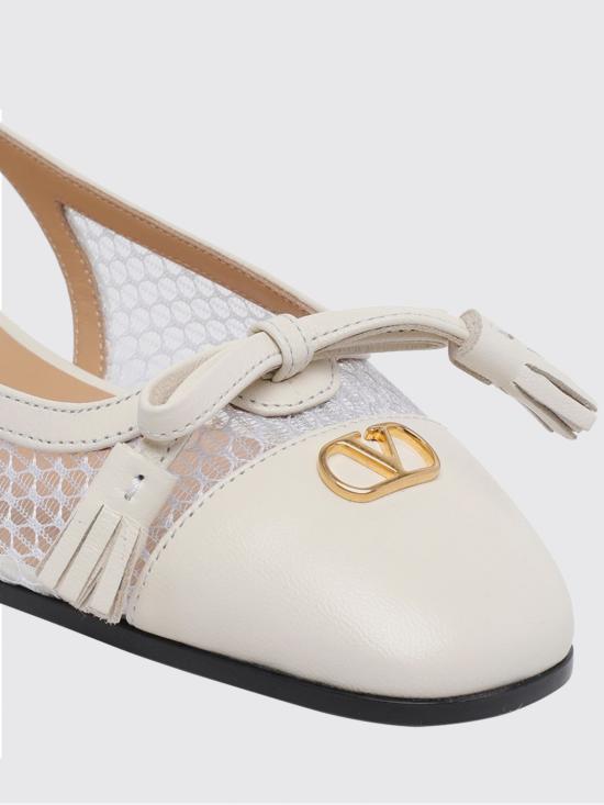 26SS 발렌티노 가라바니 플랫 슈즈 S0MH0PDY C2U White - VALENTINO GARAVANI