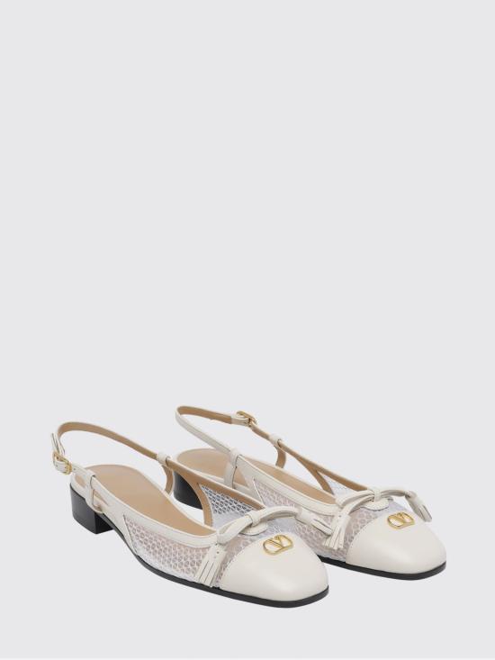 26SS 발렌티노 가라바니 플랫 슈즈 S0MH0PDY C2U White - VALENTINO GARAVANI