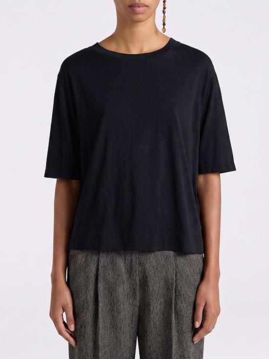 26SS 모모니 반팔 티셔츠 261MMOTS02026156MO 0990 Black