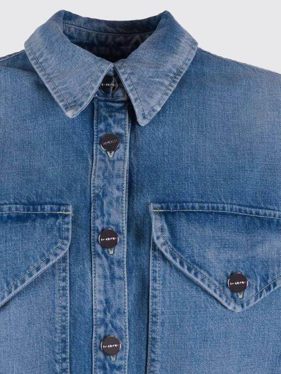 26SS 돈답 데님 셔츠 DC460DF0283DMB5 800 Blue - DONDUP