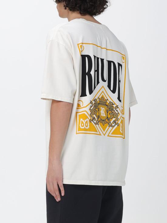 26SS 루드 반팔 티셔츠 RHSS26TT02012 6186 White - RHUDE