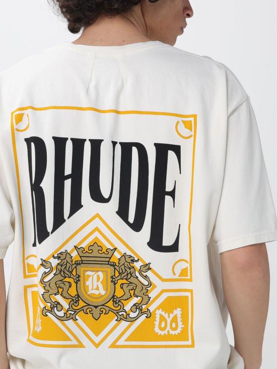 26SS 루드 반팔 티셔츠 RHSS26TT02012 6186 White - RHUDE