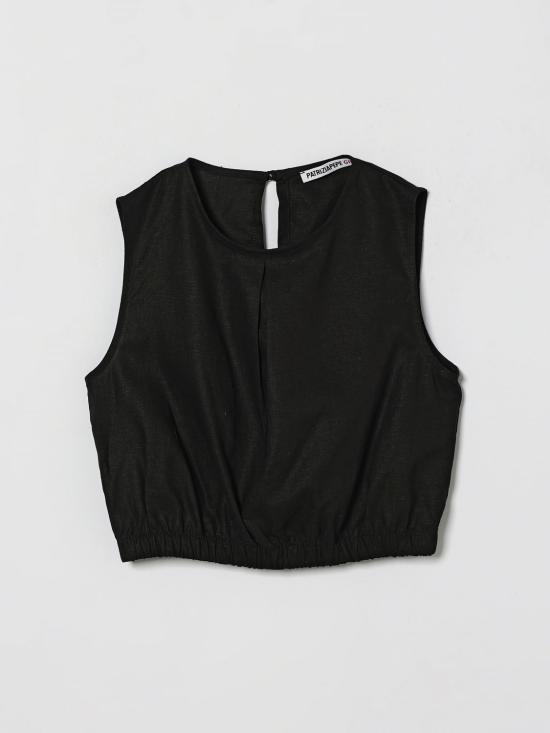 26SS [키즈] 파트리지아페페 티셔츠 7C0274A713 K103 Black