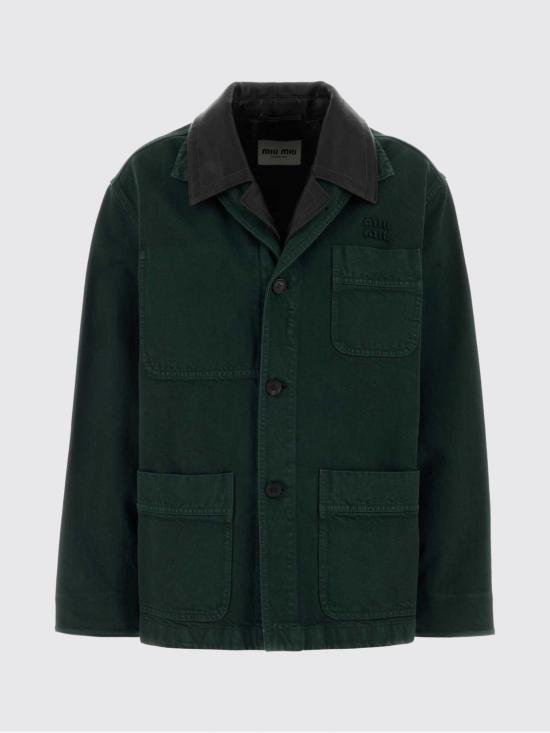 26SS 미우미우 자켓 MH2053SOOO19R2 F0422 Bottle Green