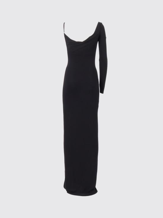 26SS 엘리자베타프랜치 롱 원피스 ABR4762E2 110 Black - ELISABETTA FRANCHI